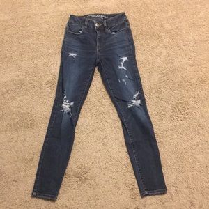 Ripped Dark Wash Jeans